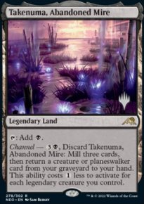 Takenuma, marais abandonn - Planeswalker symbol stamped promos