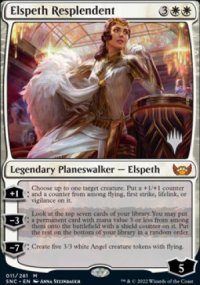 Elspeth resplendissante - Planeswalker symbol stamped promos