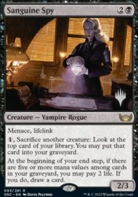 Espionne sanguine - Planeswalker symbol stamped promos