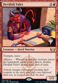 Diable valet - Planeswalker symbol stamped promos