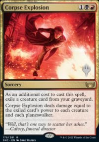 Explosion de cadavres - Planeswalker symbol stamped promos