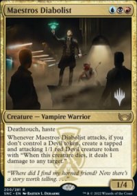 Diaboliste des Maestros - Planeswalker symbol stamped promos