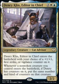 Denry Klin, rdacteur en chef - Planeswalker symbol stamped promos