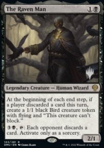 L'Homme-corbeau - Planeswalker symbol stamped promos