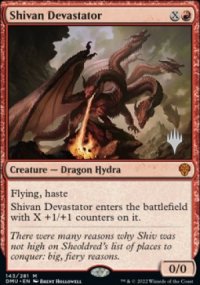 Dvastateur shivn - Planeswalker symbol stamped promos