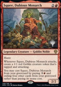 Skwi, monarque douteux - Planeswalker symbol stamped promos