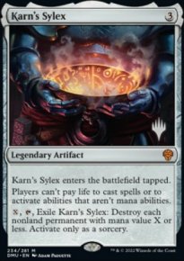 Sylex de Karn - Planeswalker symbol stamped promos