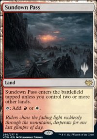 Col du crpuscule - Planeswalker symbol stamped promos