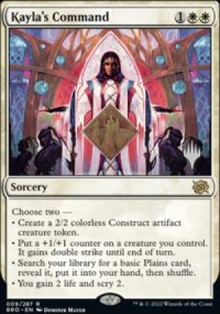 Commandement de Kayla - Planeswalker symbol stamped promos