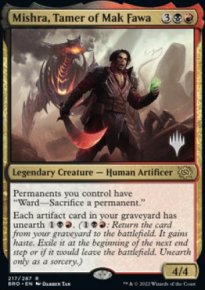 Mishra, dresseur de Mak Fawa - Planeswalker symbol stamped promos