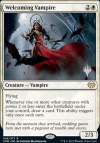 Vampire accueillante - Planeswalker symbol stamped promos