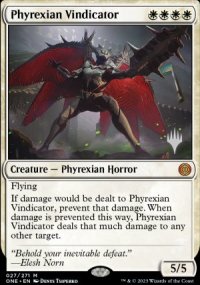 Justificatrice phyrexiane - Planeswalker symbol stamped promos