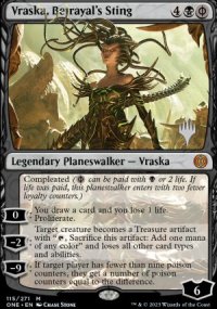 Vraska, la piqre de trahison - Planeswalker symbol stamped promos