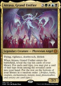 Atraxa, grande unificatrice - Planeswalker symbol stamped promos