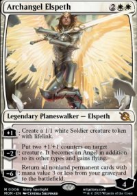 Elspeth l'archange - Planeswalker symbol stamped promos