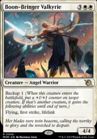 Valkyrie porte-faveur - Planeswalker symbol stamped promos