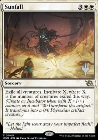 Fin du soleil - Planeswalker symbol stamped promos