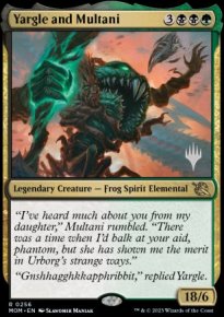 Yargle et Multani - Planeswalker symbol stamped promos