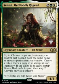 Yenna, rgente de Croc-rouge - Planeswalker symbol stamped promos