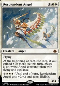 Ange resplendissant - Planeswalker symbol stamped promos