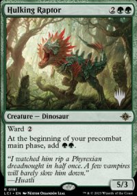 Raptor imposant - Planeswalker symbol stamped promos