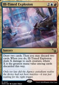 Explosion inopportune - Planeswalker symbol stamped promos