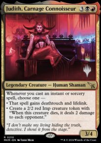 Judith, connaisseuse en carnage - Planeswalker symbol stamped promos