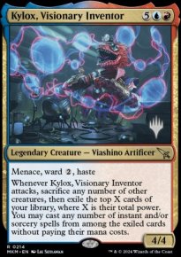 Kylox, inventeur visionnaire - Planeswalker symbol stamped promos