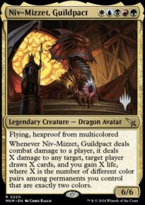 Niv-Mizzet, le Pacte des Guildes - Planeswalker symbol stamped promos