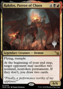 Rakdos, patron du chaos - Planeswalker symbol stamped promos