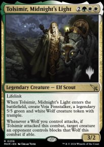 Tolsimir, lumire de minuit - Planeswalker symbol stamped promos