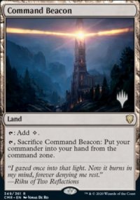 Flambeau du Commandement - Planeswalker symbol stamped promos