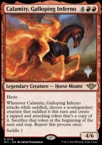 Calamit, enfer galopant - Planeswalker symbol stamped promos