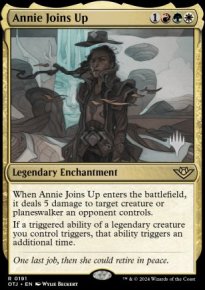 Annie rejoint l'quipe - Planeswalker symbol stamped promos