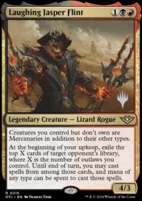 Jasper Silex le Ricaneur - Planeswalker symbol stamped promos