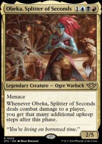 Obeka, fractionneuse de secondes - Planeswalker symbol stamped promos