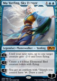 Mu Yanling, danseuse cleste - Planeswalker symbol stamped promos