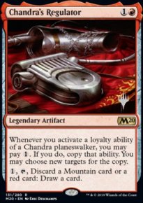 Rgulateur de Chandra - Planeswalker symbol stamped promos