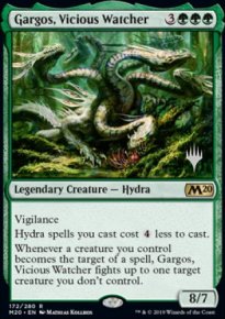 Gargos, gardien vicieux - Planeswalker symbol stamped promos