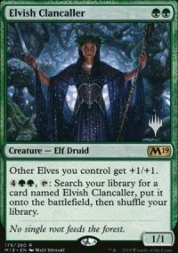 Meneuse de clan elfe - Planeswalker symbol stamped promos