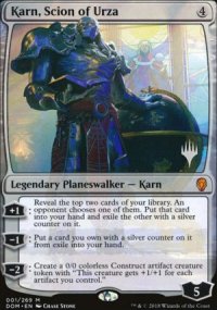 Karn, scion d'Urza - Planeswalker symbol stamped promos