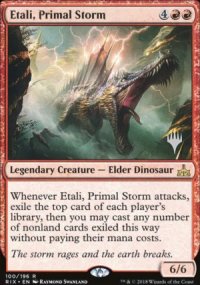 Etali, Tempte primordiale - Planeswalker symbol stamped promos