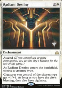 Destine radieuse - Planeswalker symbol stamped promos