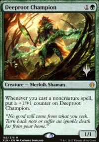 Champion de Plongeracine - Planeswalker symbol stamped promos