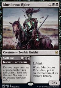 Cavalire meurtrire<br>Fin prcipite - Planeswalker symbol stamped promos