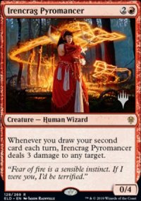 Pyromancienne de Culmefer - Planeswalker symbol stamped promos