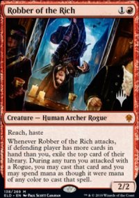 Voleur de riches - Planeswalker symbol stamped promos