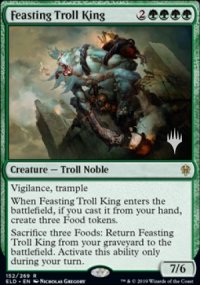 Roi troll festoyant - Planeswalker symbol stamped promos