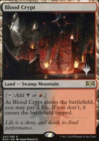 Crypte de sang - Planeswalker symbol stamped promos