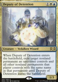 Adjointe aux dtentions - Planeswalker symbol stamped promos